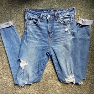 American eagle hi rise jeggings!
